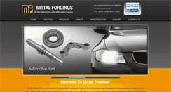 Desktop Screenshot of mittalforgings.com